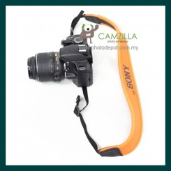 Orange Neoprene Neck Strap for Canon , Nikon , Sony 【SR-OR1】